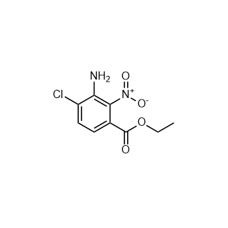 3-氨基-4-氯-2-硝基苯甲酸乙酯