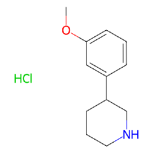 3-(3-甲氧基苯基)哌啶盐酸盐,19725-18-9