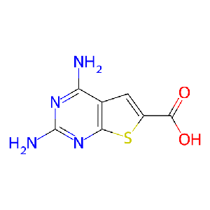 2,4-二氨基噻吩并[2,3-d]嘧啶-6-羧酸