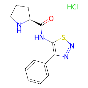 (S)-N-(4-苯基-1,2,3-噻二唑-5-基)吡咯烷-2-甲酰胺盐酸盐