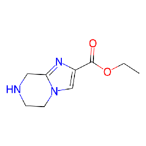 乙基5,6,7,8-四氢咪唑[1,2-a]吡嗪-2-羧酸盐