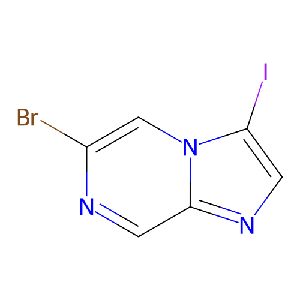 6-溴-3-碘咪唑并[1,2-a]吡嗪