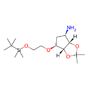 (3aS,4R,6S,6aR)-6-(2-((叔丁基二甲基硅烷基)氧基)乙氧基)-2,2-二甲基四氢-3aH-环戊二烯并[d] [1,3]二氧杂环戊烯-4-胺