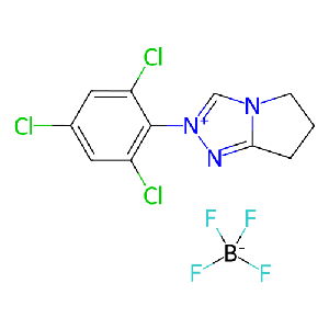 6,7-二氢-2-(2,4,6-三氯苯基)-5H-吡咯并[2,1-c]-1,2,4-三唑鎓四氟硼酸盐