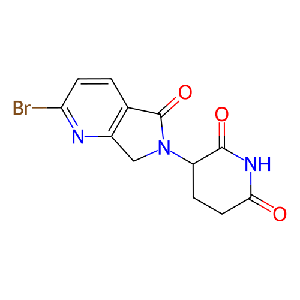 3-(2-溴-5-氧代-5H-吡咯并[3,4-b]吡啶-6(7H)-基)哌啶-2,6-二酮