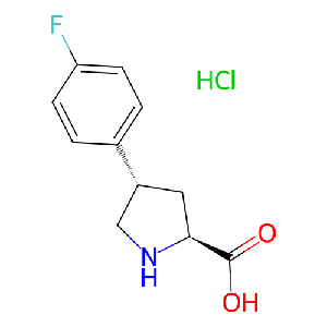 Rac-(3r,4s)-4-(4-氟苯基)吡咯烷-3-羧酸盐酸盐,反式