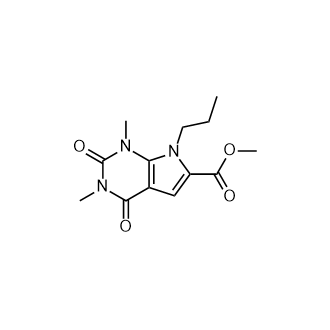 1,3-二甲基-2,4-二氧-7-丙基-2,3,4,7-四氢-1H-吡咯[2,3-d]嘧啶-6-羧酸甲酯