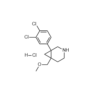 1-(3,4-二氯苯基)-6-(甲氧基甲基)-3-氮杂双环[4.1.0]庚烷盐酸盐