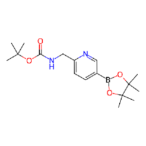 叔丁基 ((5-(4,4,5,5-四甲基-1,3,2-二氧硼烷-2-基)吡啶-2-基)甲基)氨基甲酸酯