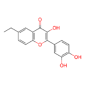 2-(3,4-二羟基苯基)-6-乙基-3-羟基色烯-4-酮