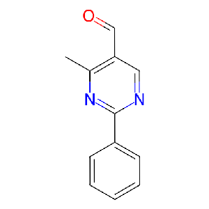 4-甲基-2-苯基嘧啶-5-甲醛,342405-36-1