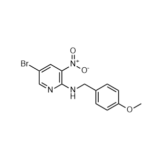 5-溴-N-(4-甲氧基苄基)-3-硝基吡啶-2-胺