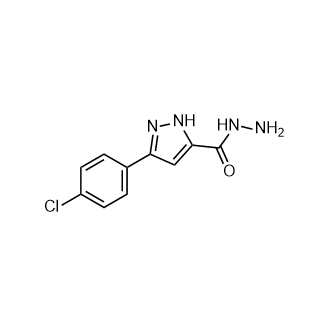 3-(4-氯苯基)-1H-吡唑-5-碳酰肼