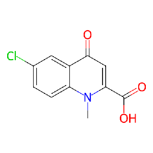 6-氯-1-甲基喹啉-4-酮-2-羧酸