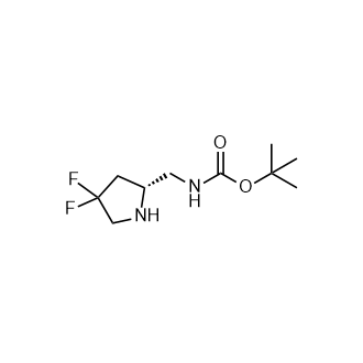 (R)-((4,4-二氟吡咯烷-2-基)甲基)氨基甲酸叔丁酯