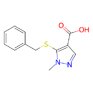 5-(苄硫基)-1-甲基-1H-吡唑-4-羧酸