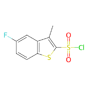 5-氟-3-甲基-1-苯并噻吩-2-磺酰氯