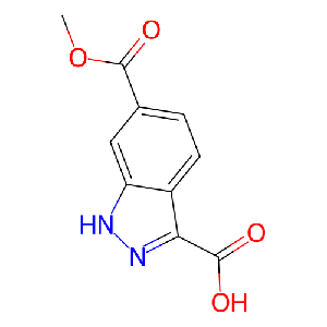 6-(甲氧羰基)-1H-吲唑-3-羧酸