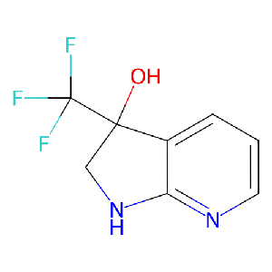 3-(三氟甲基)-2,3-二氢-1H-吡咯并[2,3-b]吡啶-3-醇