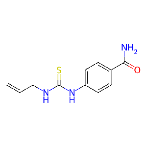 4-(3-烯丙基硫脲基)苯甲酰胺