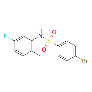 4-溴-N-(5-氟-2-甲基苯基)苯磺酰胺