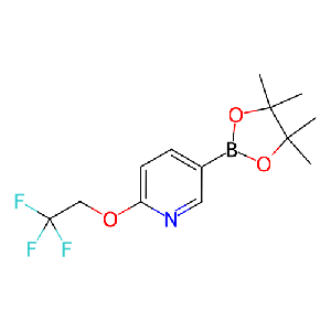 5-(4,4,5,5-四甲基-1,3,2-二氧硼烷-2-基)-2-(2,2,2-三氟乙氧基)吡啶