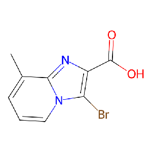 3-溴-8-甲基-咪唑并[1,2-a]吡啶-2-羧酸