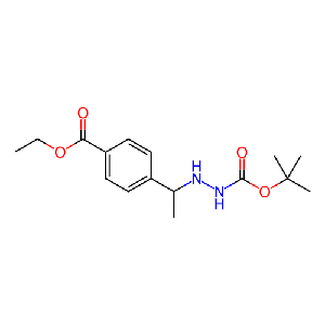 2-(1-(4-(乙氧基羰基)苯基)乙基)肼基甲酸叔丁酯