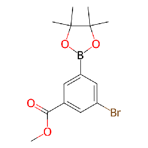 3-溴-5-(4,4,5,5-四甲基-1,3,2-二氧硼烷-2-基)苯甲酸甲酯