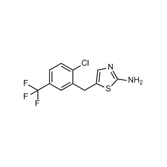 5-{[2-氯-5-(三氟甲基)苯基]甲基}-1,3-噻唑-2-胺