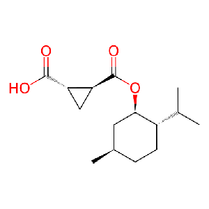 (1S,2S)-2-(((1R,2S,5R)-2-异丙基-5-甲基环己基)氧基)羰基)环丙烷甲酸,175221-03-1