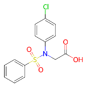 N-(4-氯苯基)-N-(苯磺酰基)甘氨酸,117309-41-8
