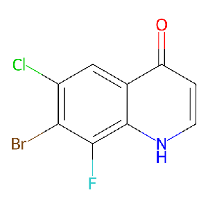 7-溴-6-氯-8-氟喹啉-4(1H)-酮,2349394-43-8