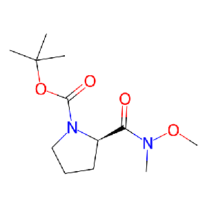 (R)-叔丁基2-(甲氧基(甲基)氨基甲酰基)吡咯烷-1-羧酸酯