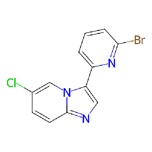 3-(6-溴吡啶-2-基)-6-氯咪唑并[1,2-a]吡啶