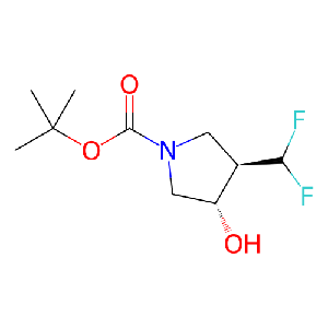 rel-(3R,4S)-叔丁基3-(二氟甲基)-4-羟基吡咯烷-1-羧酸酯