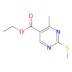 4-甲基-2-甲硫基嘧啶-5-甲酸乙酯,7234-25-5
