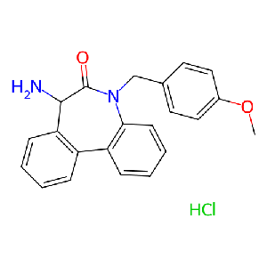 7-氨基-5-(4-甲氧基苄基)-5H-二苯并[b,d]氮杂卓-6(7H)-酮盐酸盐