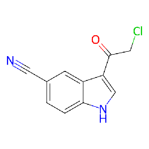 3-(2-氯乙酰基)-1H-吲哚-5-甲腈,115027-08-2