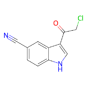 3-(2-氯乙?；?-1H-吲哚-5-甲腈,115027-08-2