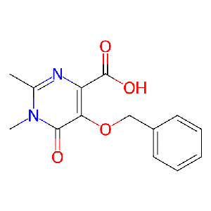 5-(苄氧基)-1,2-二甲基-6-氧代-1,6-二氢嘧啶-4-羧酸