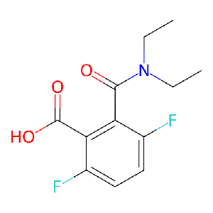 2-(二乙基氨基甲酰基)-3,6-二氟苯甲酸