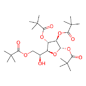 (2S,3R,4S,5S)-5-((S)-1-羟基-2-(新戊酰氧基)乙基)四氢呋喃-2,3,4-三基三(2,2-二甲基丙酸酯)