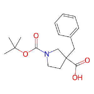 3-苄基-1-(叔丁氧基羰基)吡咯烷-3-羧酸