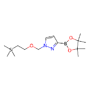 3-(4,4,5,5-四甲基-1,3,2-二氧杂硼杂环戊烷-2-基)-1-((2-(三甲基甲硅烷基)乙氧基)甲基)-1H-吡唑,1146162-54-0