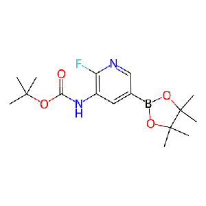 (2-氟-5-(4,4,5,5-四甲基-1,3,2-二氧杂硼戊烷-2-基)吡啶-3-基) 氨基甲酸叔丁酯