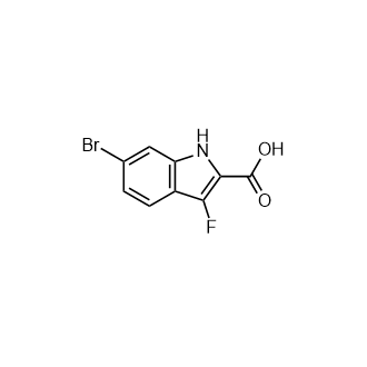 6-溴-3-氟-1H-吲哚-2-羧酸