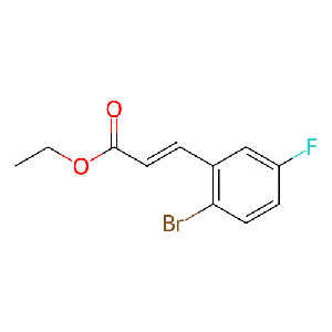 乙基(E)-3-(2-溴-5-氟苯基)丙烯酸酯