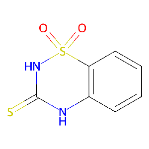 2H-苯并[e][1,2,4]噻二嗪-3(4H)-硫酮1,1-二氧化物,87343-84-8