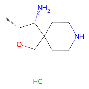 (3R,4R)-3-甲基-2-氧杂-8-氮杂螺[4.5]癸-4-胺盐酸盐,2055760-53-5